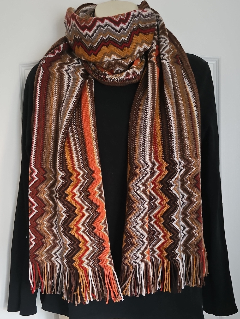 MISSONI: NWOT Signature Zigzag Knit Scarf